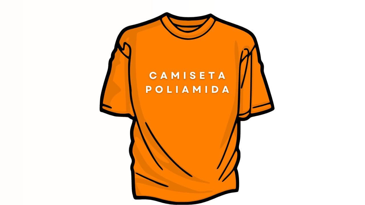 camiseta de poliamida